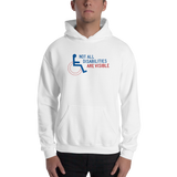 Not All Disabilities are Visible (Unisex Hoodie Design 2)