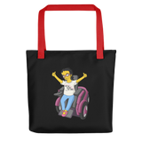 Esperanza From Raising Dion (Yellow Cartoon) Not All Actors Use Stairs Black Tote Bag