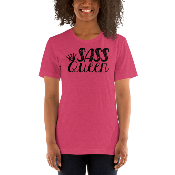 Shirt Sass Queen Fan Sammi Haney Esperanza Netflix Raising Dion sassy wheelchair pink glasses disability osteogenesis imperfecta