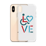 LOVE (for the Special Needs Community) iPhone Case Stacked Design 3 of 3