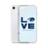Love Sees No Limits (Halftone Stacked Design, iPhone Case)