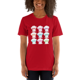 Sammi Haney (Esperanza - Raising Dion) 9 Faces with Outline, Unisex T-Shirt
