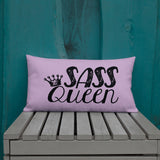 Sass Queen (Pillow 20x12 or 18x18)