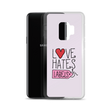 Love Hates Labels (Pink Samsung Case)