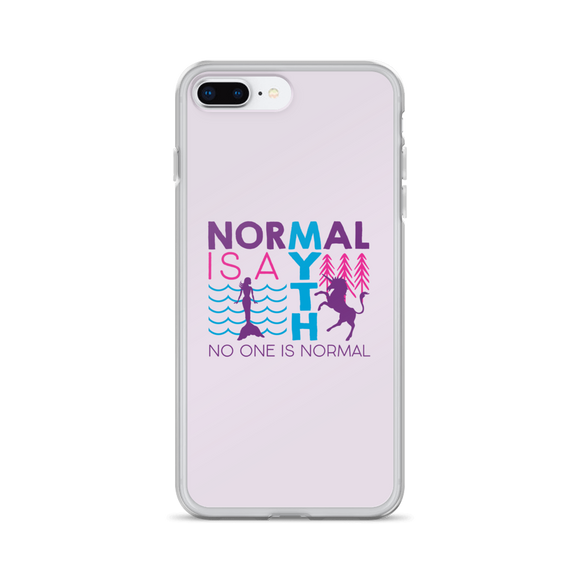 Normal is a Myth (Mermaid & Unicorn) iPhone Case