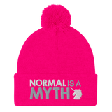 Normal is a Myth (Unicorn) Pom-Pom Beanie