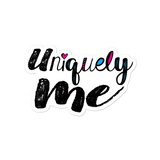 Uniquely Me Sticker