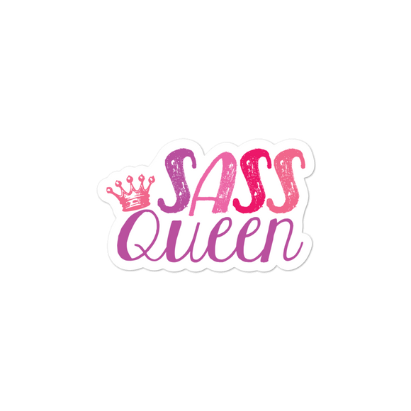 sticker Sass Queen Fan Sammi Haney Esperanza Netflix Raising Dion sassy wheelchair pink glasses disability osteogenesis imperfecta