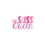 sticker Sass Queen Fan Sammi Haney Esperanza Netflix Raising Dion sassy wheelchair pink glasses disability osteogenesis imperfecta