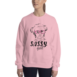 sweatshirt big print Fan Sammi Haney Esperanza Netflix Raising Dion super sassy wheelchair pink glasses sass sassy disability osteogenesis imperfecta OI