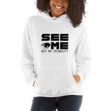 See Me Not My Disability (Halftone) Hoodie