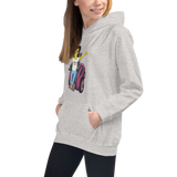 Esperanza From Raising Dion (Yellow Cartoon) D.D.N.E.L. Kid's Hoodie