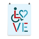 LOVE (for the Special Needs Community) Poster Stacked Design 3 of 3