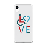 LOVE (for the Special Needs Community) iPhone Case Stacked Design 3 of 3