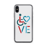 LOVE (for the Special Needs Community) iPhone Case Stacked Design 3 of 3