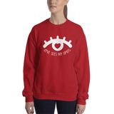 sweatshirt love sees no limits luv heart eye disability special needs expectations future
