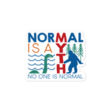 Normal is a Myth (Bigfoot & Loch Ness Monster) Sticker