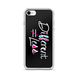 Different Does Not Equal Less (As Seen On Netflix’s Raising Dion) Black iPhone Case