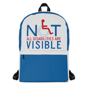 backpack school not all disabilities are visible invisible disabilities hidden non-visible unseen mental disabled Psychiatric neurological chronic