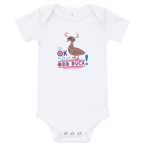 baby onesie babysuit bodysuit It’s OK to be an odd duck Raising Dion Esperanza fan Netflix Sammi Haney different bird