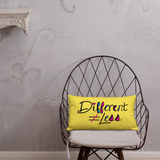 Different Does Not Equal Less (As Seen on Netflix's Raising Dion) 18x18 or 20x12 Pillow