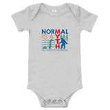 Normal is a Myth (Bigfoot & Loch Ness Monster) Boy's Baby Onesie