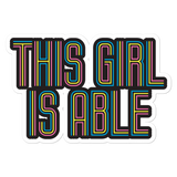 This Girl is Able (Sticker)