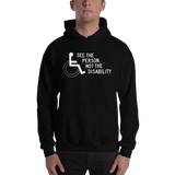 See the Person, Not the Disability (Hoodie Dark Colors)