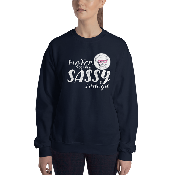 sweater Big Fan of this Sassy Little Girl Sammi Haney Esperanza Netflix Raising Dion little girl wheelchair pink glasses sass sassy disability osteogenesis imperfecta OI