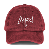 Loved Arrow (I am Loved) Vintage Cotton Twill Cap