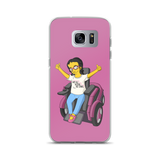 Esperanza From Raising Dion (Yellow Cartoon) Not All Actors Use Stairs Pink Samsung Case
