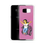 Esperanza From Raising Dion (Yellow Cartoon) Not All Actors Use Stairs Pink Samsung Case