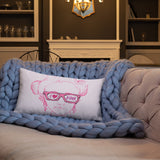 I Love Pink (Esperanza - Raising Dion) Pillow 20x12 or 18x18