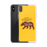 Never Underestimate the power of a Special Needs Papa Bear! iPhone Case