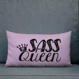 Sass Queen (Pillow 20x12 or 18x18)