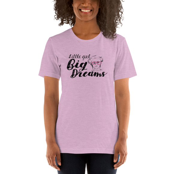 Shirt little girl big dreams Sammi Haney Fan Esperanza Netflix Raising Dion strong little wheelchair pink glasses disability osteogenesis imperfecta