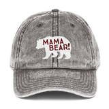 Mama Bear! Vintage Cotton Twill Cap