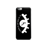 See the Person, Not the Disability (Eyelash Design) Black iPhone Case