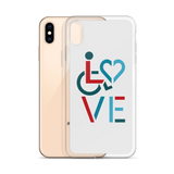 LOVE (for the Special Needs Community) iPhone Case Stacked Design 3 of 3