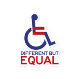 Different but Equal (Disability Equality Logo) Sticker