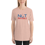 Not Invisible (Adult Light Color Shirts)