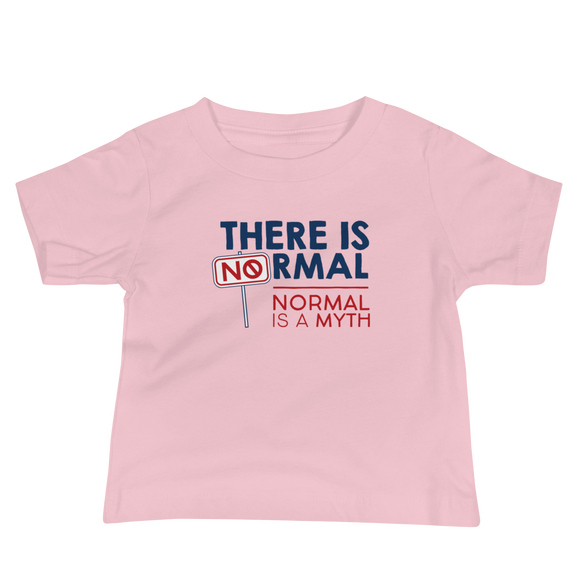 baby Shirt there is no normal myth peer pressure popularity disability special needs awareness diversity inclusion inclusivity acceptance activism