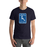 Not All Disabilities are Visible (Unisex Sign T-Shirt)