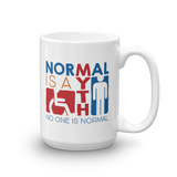 Normal is a Myth (Sign Icons) Mug