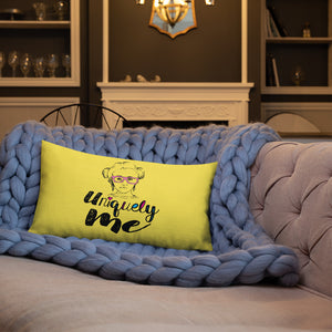 pillow Uniquely me Raising Dion Esperanza Netflix Sammi Haney unique different one of a kind be yourself acceptance diversity individual