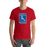 Not All Disabilities are Visible (Unisex Sign T-Shirt)