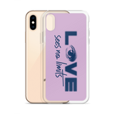 Love Sees No Limits (Halftone Design, iPhone Case)