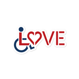 LOVE (for the Special Needs Community) 2 Colors Sticker