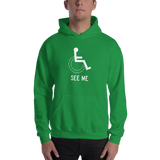 See Me (Not My Disability) Unisex Hoodie Dark Colors