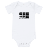 See Me Not My Disability (Halftone) Baby Onesie